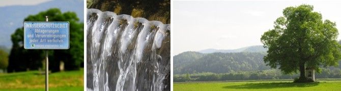 Grazer Wasser: ausgedehnte Wasserschutzgebiete